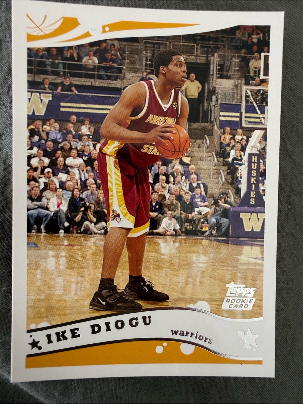 Topps Basketball Card - Maroon & Gold Ike Diogu